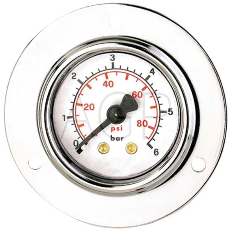 M-FH-63-0/6-1/4-St-bar/psi D=63mm Zadní přípoj