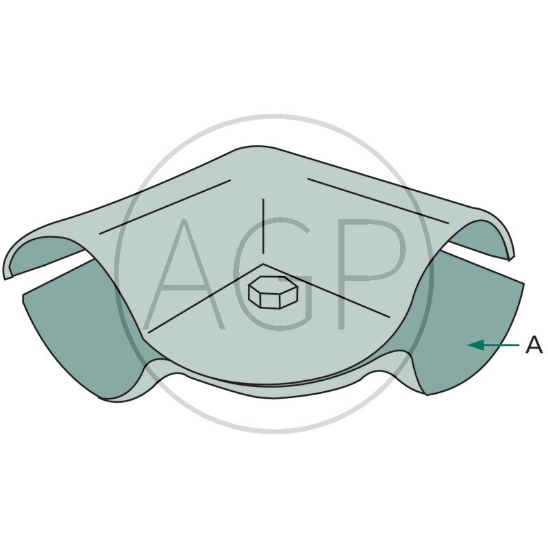 Dvojdílná stájová úhlová spona 60 mm