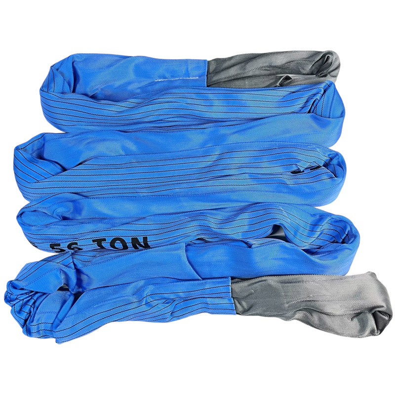 Tažné lano s tažnou sílou 56 tun o délce 6 m se dvěma oky s robustním zpracováním