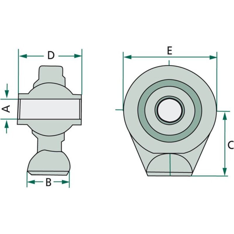 Kulový čep třetího bodu kat. 3 šířka 90 mm