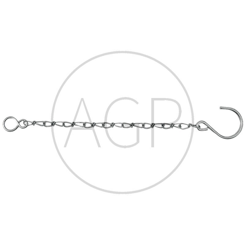 Pojistný řetěz karháku s okem délka 250 mm průměr 1,7 mm