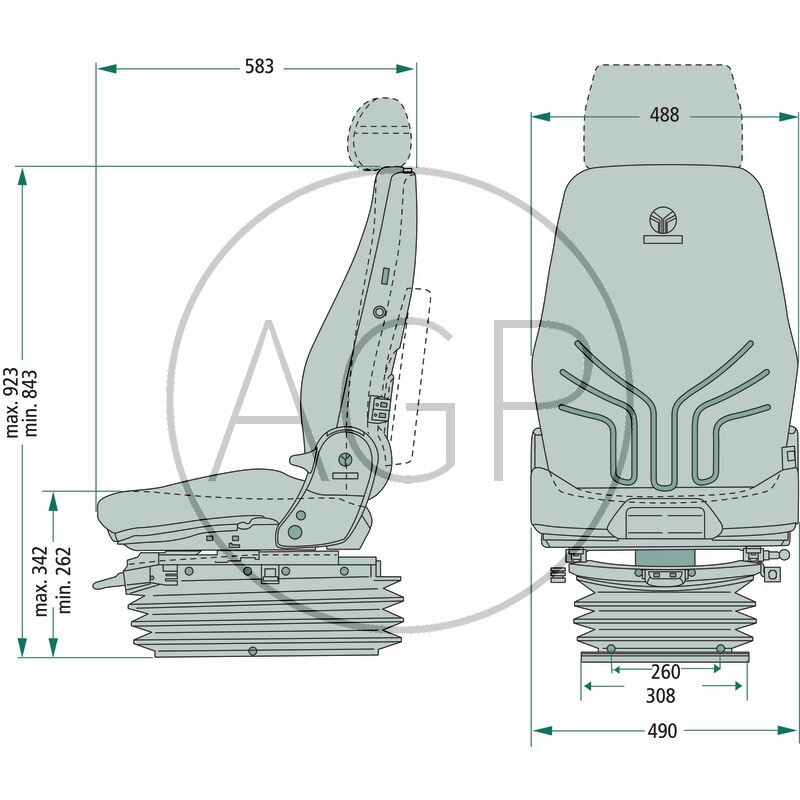GRAMMER Sedadlo ACTIMO XL
