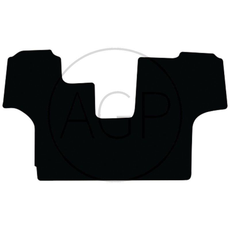 Rohožka semišová černá na typ 400, 700, 800 Vario COM3 (->2007), bez brzdy pro Fendt