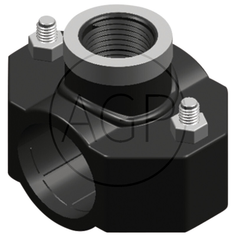 Svorka pro potrubí o průměru vnější trubky 40 mm, přípoj 3/4