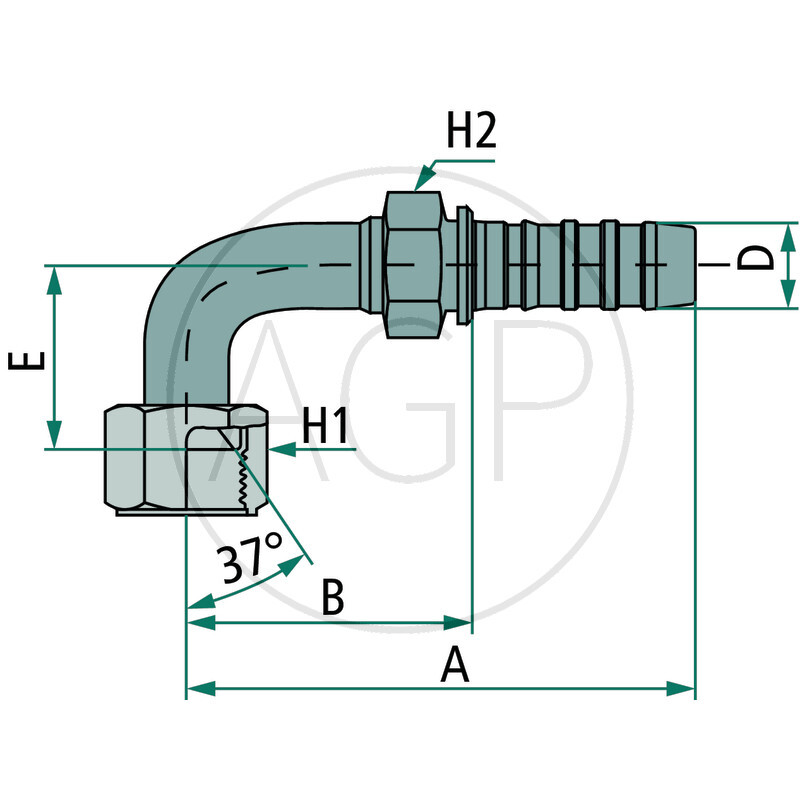 PNB 12 DKJ 1 1/16 90°S