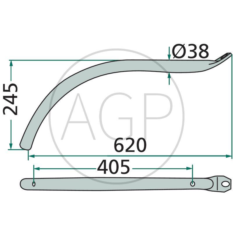 Rameno pera pro Krone, na série KW, KWT
