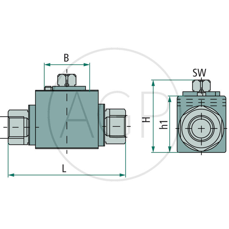 Kulový kohout BKR-2 G 1