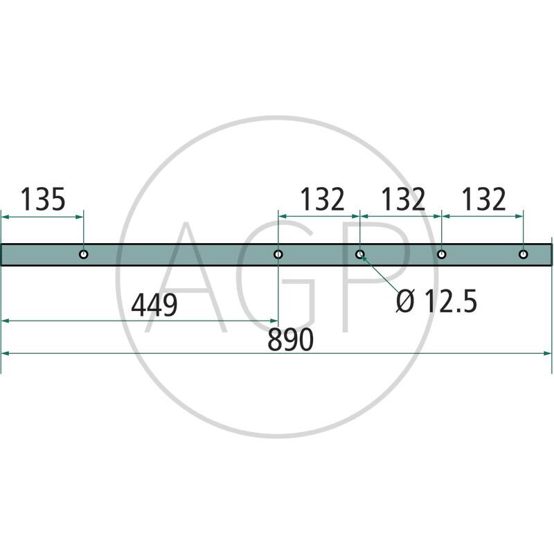 Nosník per Pöttinger, na série EUROTOP, TOP