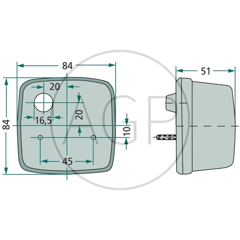 Směrové a obrysové světlo