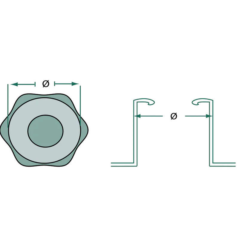 Uzávěr palivové nádrže uzamykatelný na Deutz-Fahr a Fendt pro hrdlo nádrže průměr 106 mm