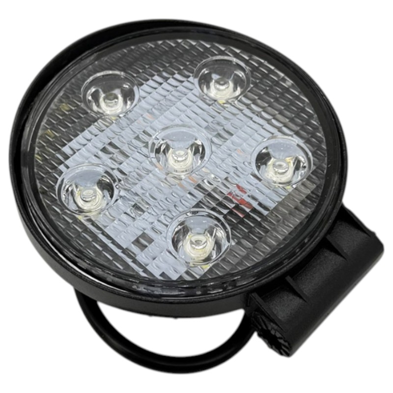 LED pracovní světlo kulaté 12 - 24V o výkonu 18 W a světelném toku 1100 lm