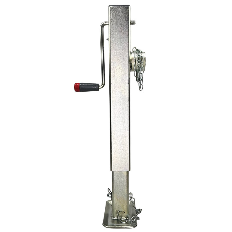 Opěrná noha s přírubou o nostnosti 3270 kg s 2 - rychlostním ovládáním a dvoufázovým zdvihem