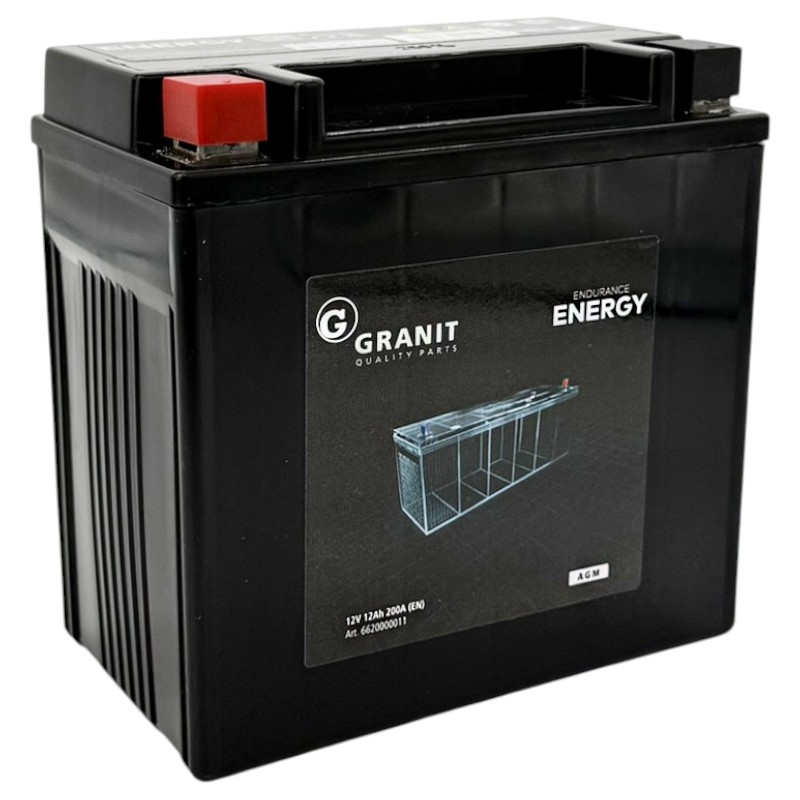 AGM baterie 12 V kapacita 12Ah ENDURANCE ENERGY se startovacím proudem 200 A