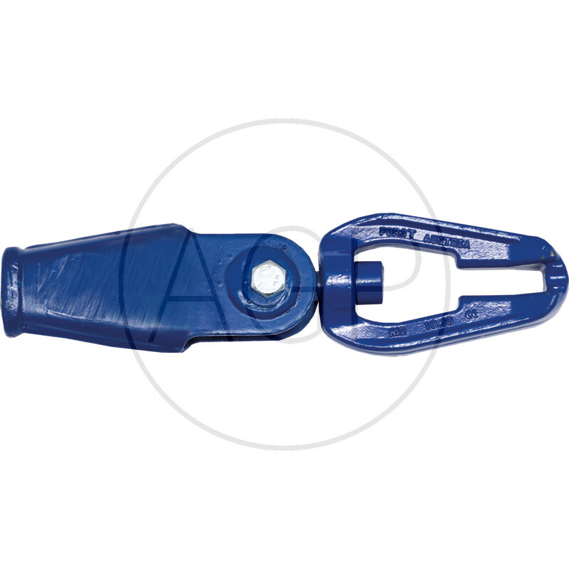 Koncovka lana se zkráceno sponou, otočná, 8 - 12 mm, pro řetěz 10 mm