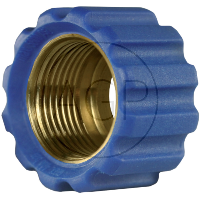 přesuvná matice 22x1,5 16,4 mm modrá