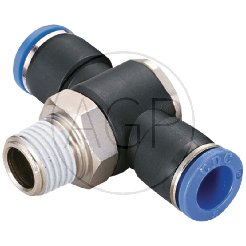 B-TVTEdk-6-1/8-KU T-rozdělovač-šroubení