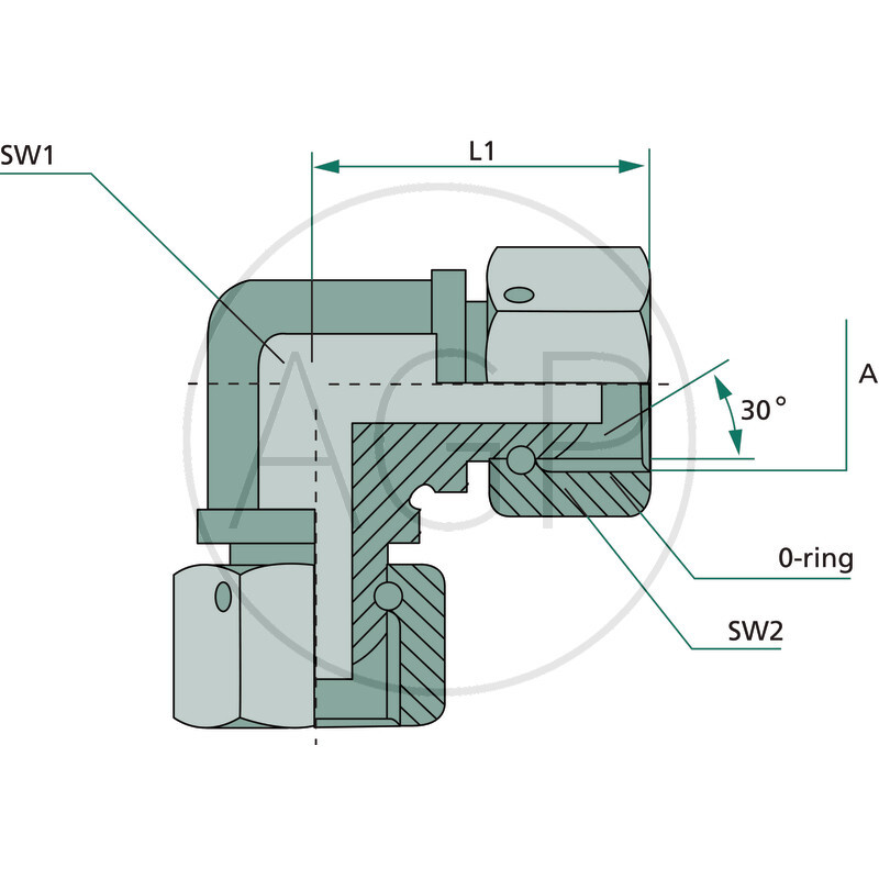 WA 5/8 FS-BSP x 5/8 FS-BSP