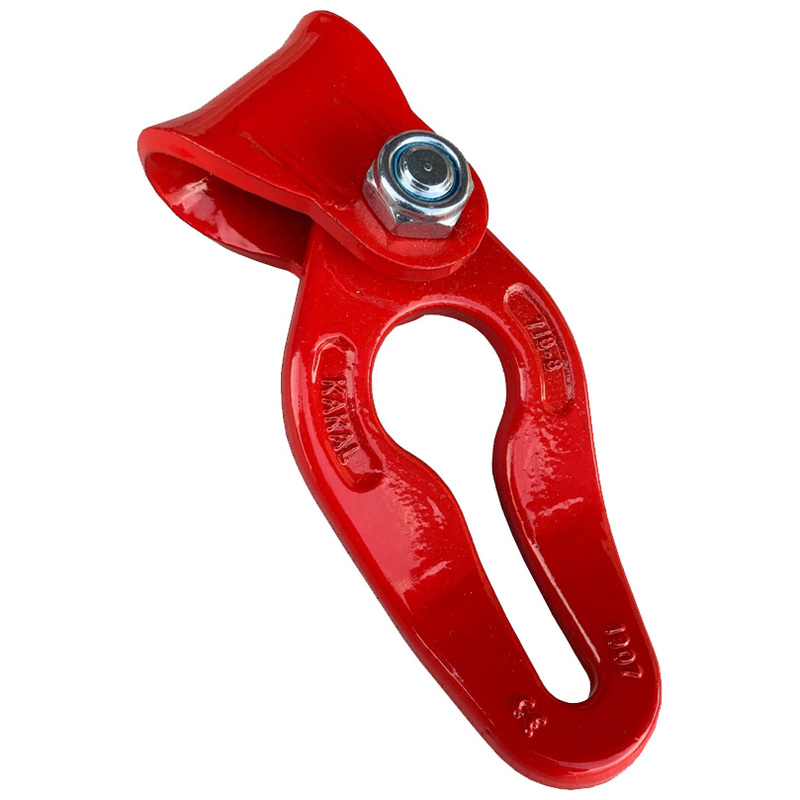 Kluzný třmen pevný pro řetěz do lesa 7+8 mm pro lana do 16 mm zahnutý 45°