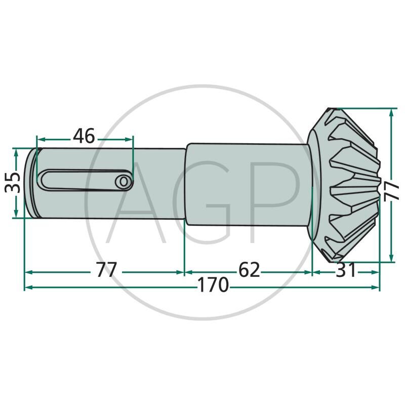 Pastorkový hřídel