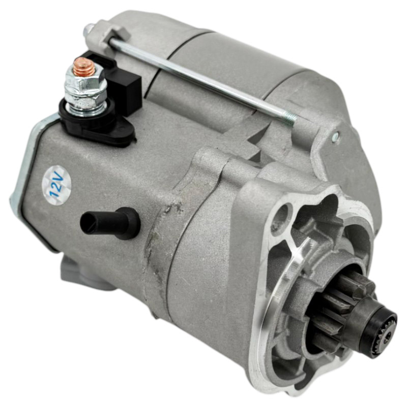 Startér pro motory Kubota 12 V a výkonu 1,4 kW s 9 zuby na pastorku pro Kubota 16611‑63013 / DSN2086