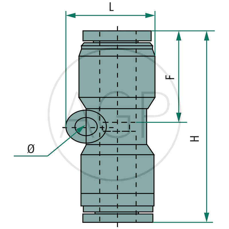 B-GV-10-KU Přímá spojka