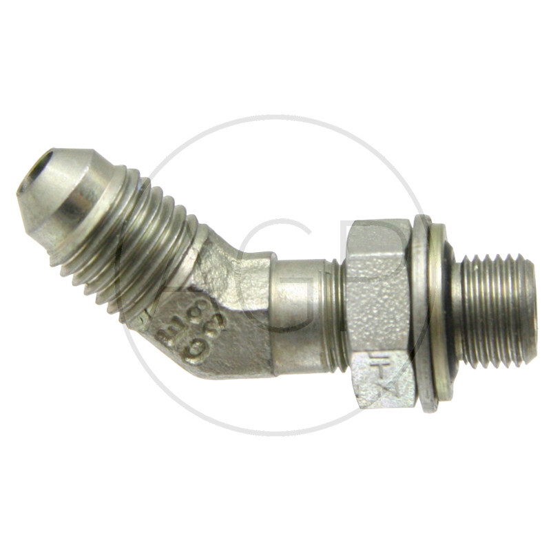 WAE 3/4 M-JIC x 3/4 M-BSP 45°