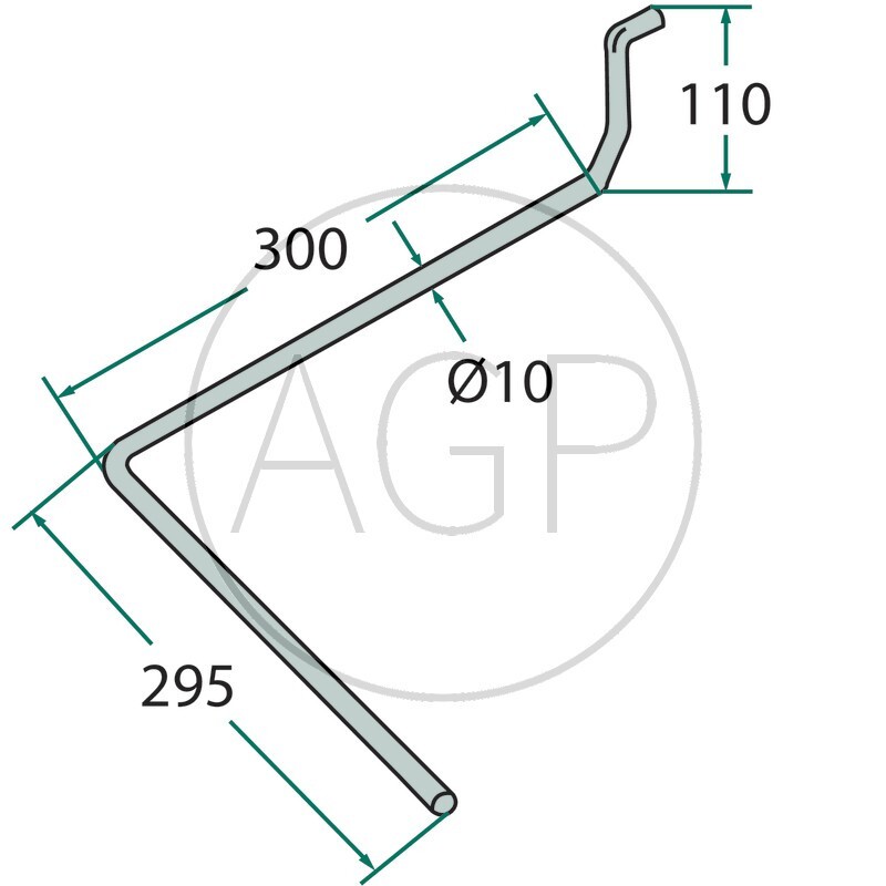 Levé zavlačovací pero pro přesné secí brány vhodné pro Amazone