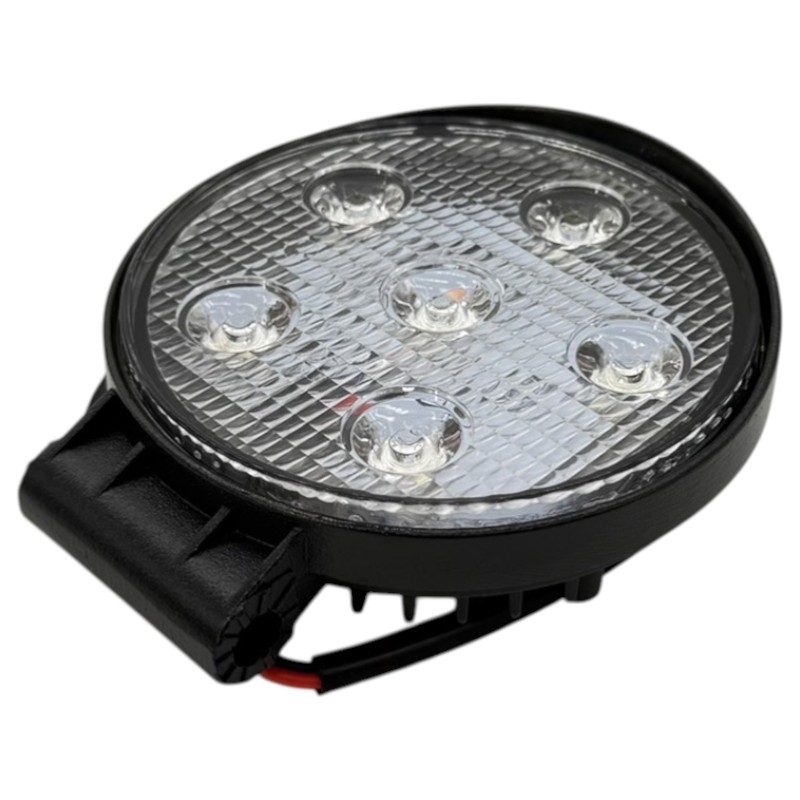 LED pracovní světlo kulaté 12 - 24V o výkonu 18 W a světelném toku 1100 lm