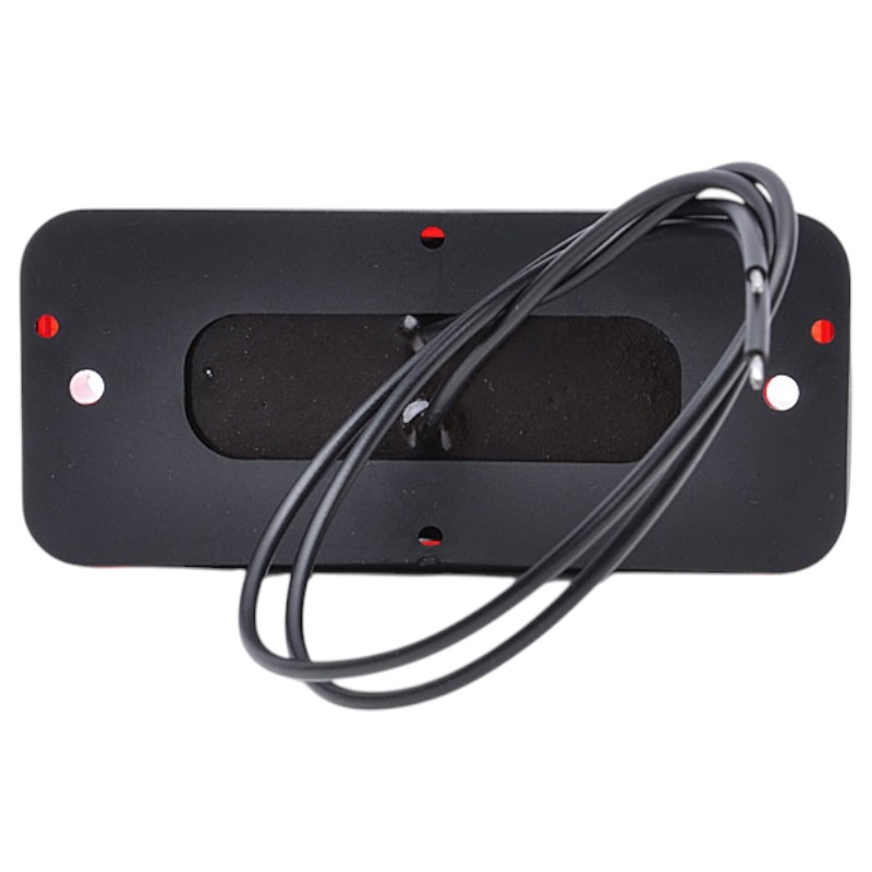 LED Mlhové světlo – červené sklo, 12–24 V, IP66/IP68, homologace E20