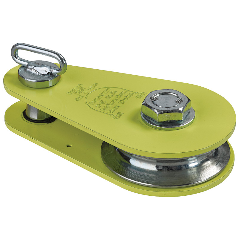 Vodící směrová kladka o průměru kladky 90 mm pro lana do 10 mm o nosnosti 3 tuny k navijáku