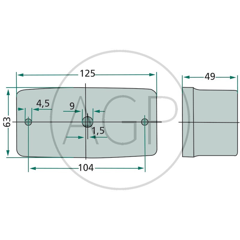 Směrové a obrysové světlo pro Deutz-Fahr levé a pravé