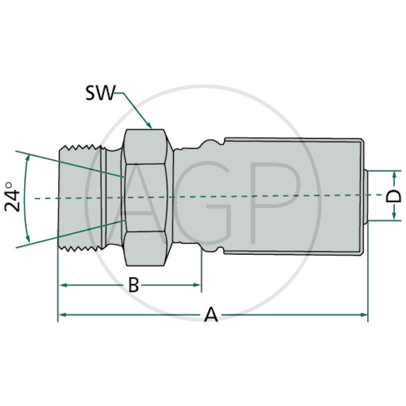 PNE 25 AGS M36x2.0 (25S)