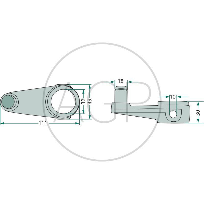 Ovládací páka pro Kuhn, na typy GA 280 - 300NM