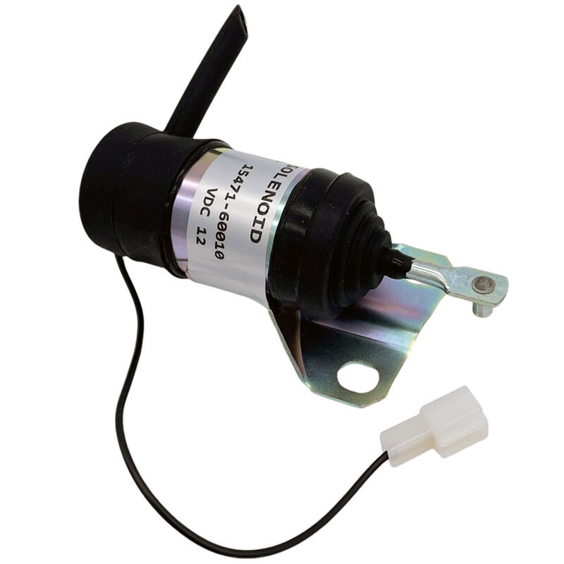 Odstavný magnet neboli solenoid motoru pro stroje Kubota, Wacker Neuson a Schäffer