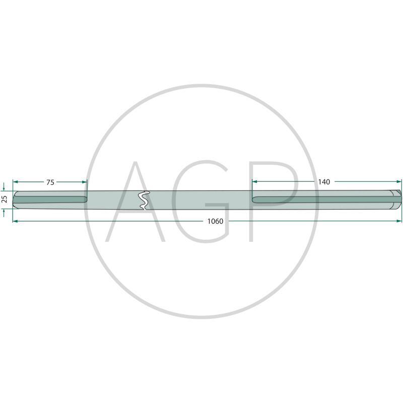 Hnací hřídel pro Vicon/PZ, na typy CM 165, 166