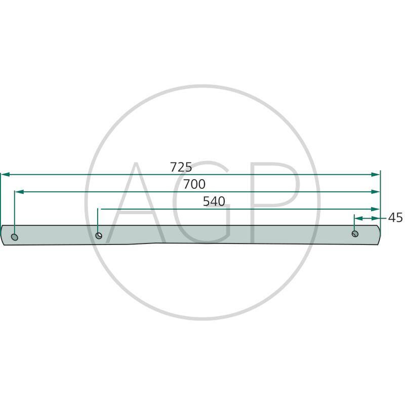 Rameno pera pro Kuhn, na typy GA 230G, 280G, 280GM, 300G, 300GM, 300GT, 300VR, 301G, 301GM