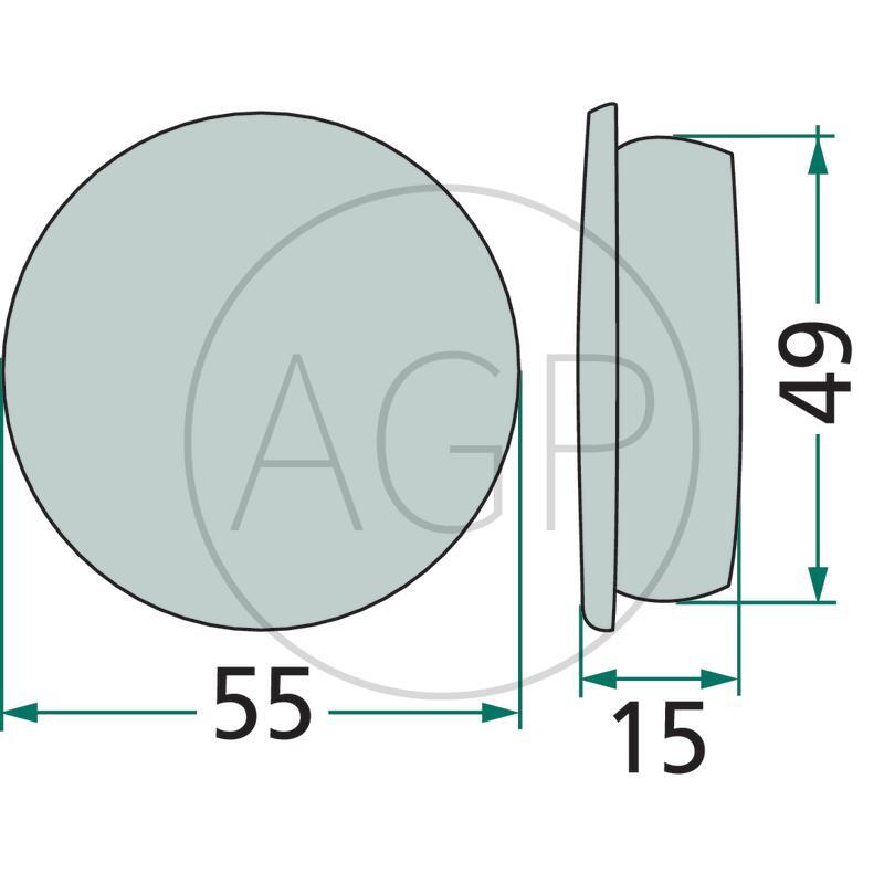 Zátka pro Deutz-Fahr KH a Pöttinger ZK