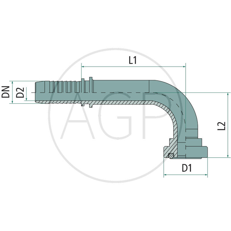 PN 25 SFL3 12 90° VA