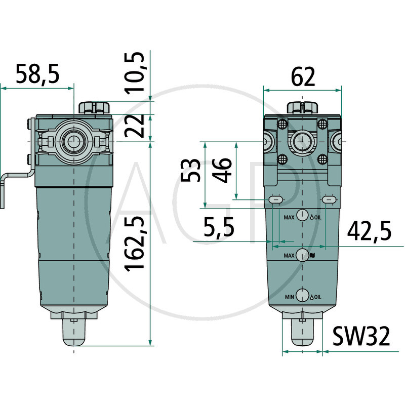 WH-Ö4-1/2 Mlhová maznice