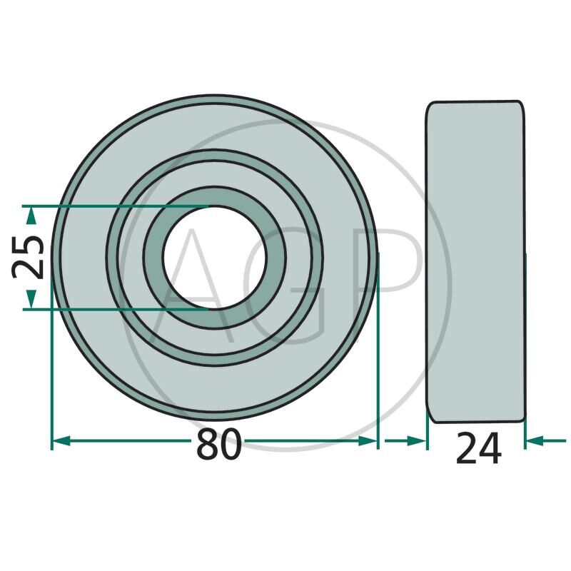 Váleček pístu pro Welger, na typy AP 52