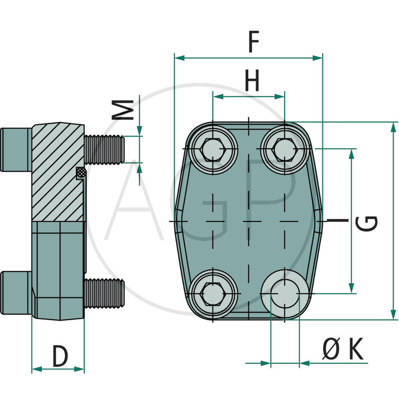 SAE-Příruba 3/4 3000