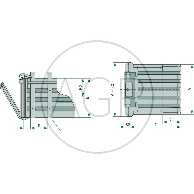 Sauermann Bedna na nářadí 600 mm široká