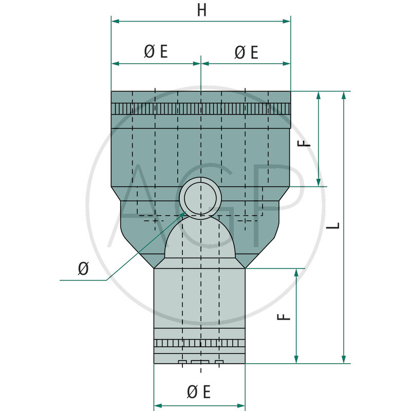B-YV-2x10-10-KU Y-spojka