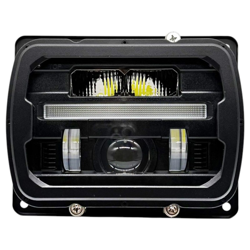 Hlavní LED světlomet potkávací a dálkové 45 W pro traktory Case IH a Fiat