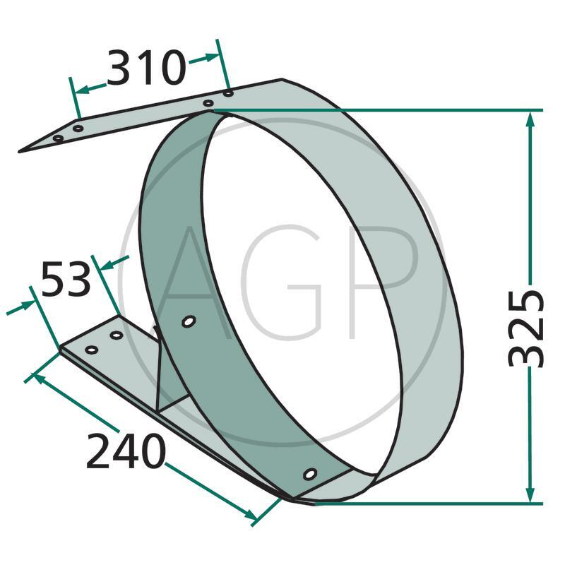 Stírací plech Bergmann, na typy SL 35