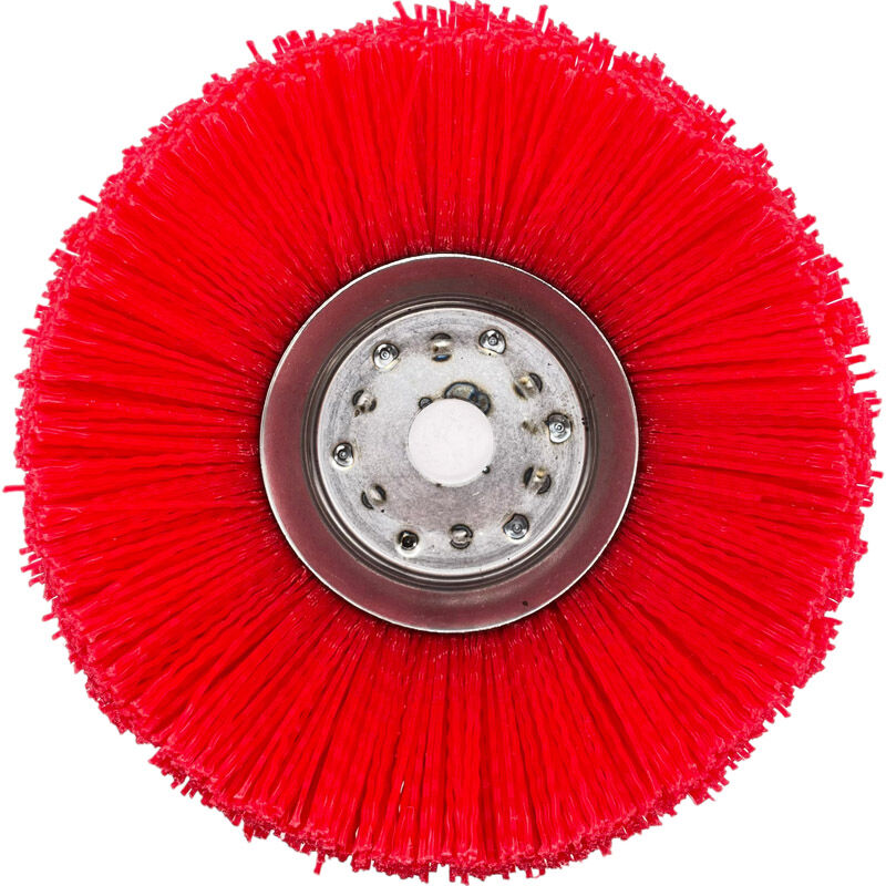 Plastový kartáč na plevel pro křovinořez o vnějším průměru 200 mm a otvorem 20 mm