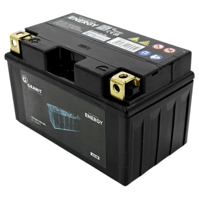 AGM baterie 12V kapacitě 8,6Ah bezúdržbová se startovacím proudem 190 A