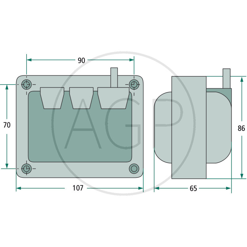 Transformátory zapalování  2 x 4000 V, 12 mA, 100 % ED pro Kärcher