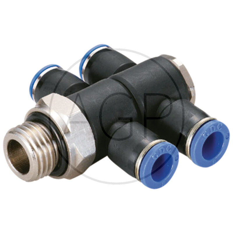 B-TVTEd2-12-3/8-KU T-rozdělovač-šroubení