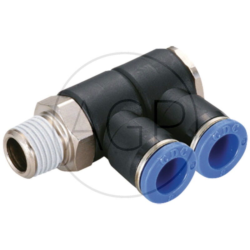 B-WVTEdk2-12-1/2-KU Úhlový rozdělovač-šroubení